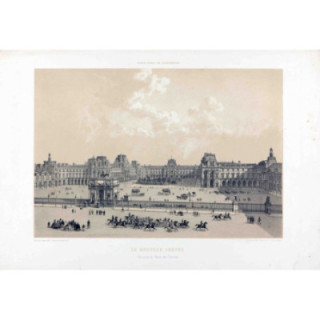 Pariisi - BENOIST, P. Le Nouveau Louvre. Vue prise de Palais des Tuileries