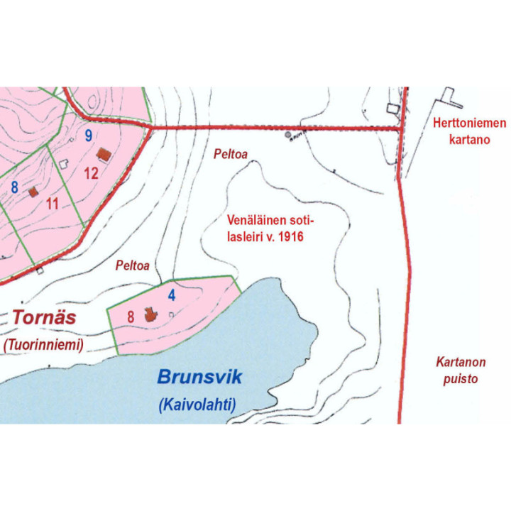 Strang, Jan. Herttoniemen huvila-alue 1880-2018 - kartta ja lyhyt historia