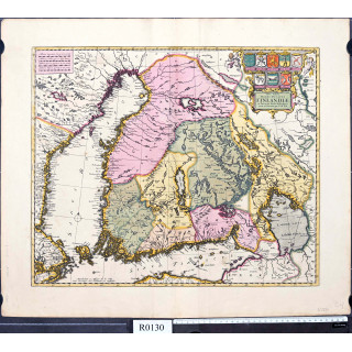 De Wit, F. Nova tabula Magni Ducatus Finlandiae. 1695–1700.