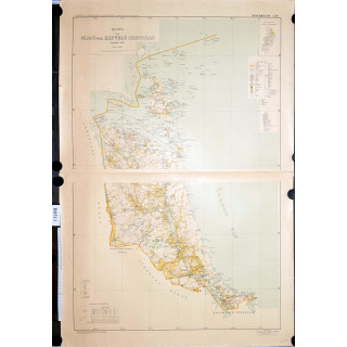 Karta öfver Väddö och Häfverö skeppslag + Beskrifning till kartan. 1908.