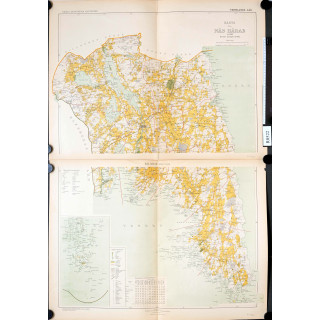 Karta öfver Näs härad. 1889.