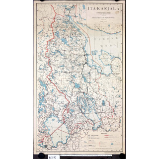 AKS:n Itä-Karjalan kartta. 1934.