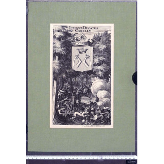 Dahlberg, E. The coat of arms of Carelia. 1700c.