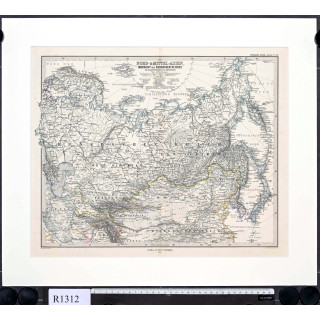 Stieler, A. Nord- & Mittel-Asien.. 1880.