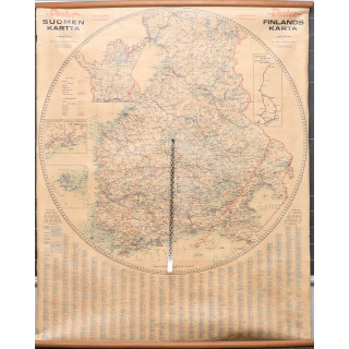 Viator. Suomen kartta. 1941