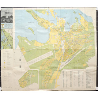 Lappeenranta. Osoite- ja opaskartta. 1958