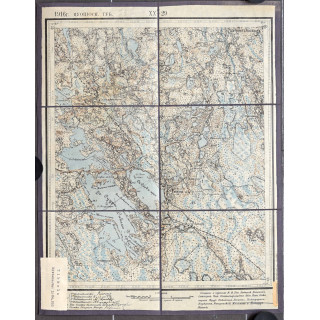 Onkamo. Topografinen kartta 1:84 000. Lehti Xxc-29. 1916
